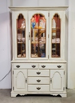painted Broyhill china cabinet