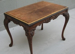 book-matched veneer table